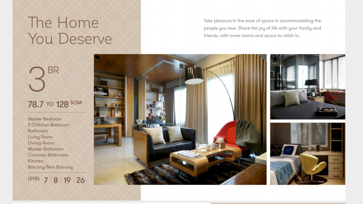 AKR Premium apartment type 3 bedroom