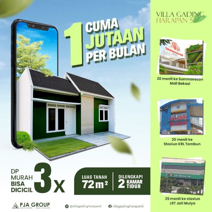 Rumah subsidi rasa komersil di perkotaan