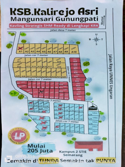 Kapling siap bangun SHM ready krk ready