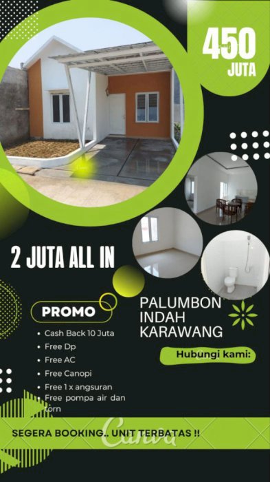 RUMAH KPR SIAP HUNI PALUMBON INDAH KARAWANG
