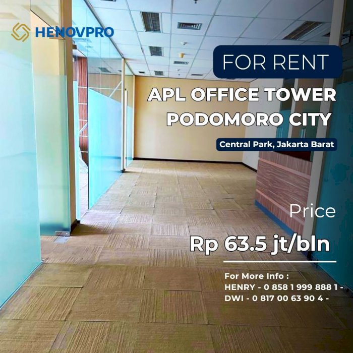 APL Office Tower For Rent Semi Furnish and Renov High Floor