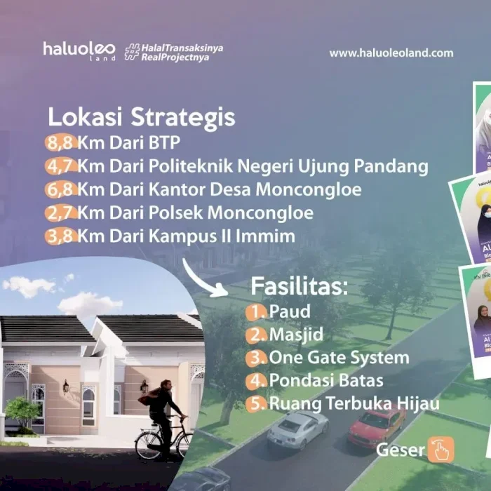 Kavling siap bangun lokasi pinggir jalan poros mongvongloe