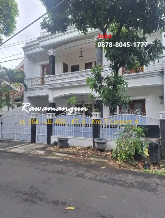 Rumah Mewah Klasik Modern Full Furnished  dkt Tip-Top Rawamangun