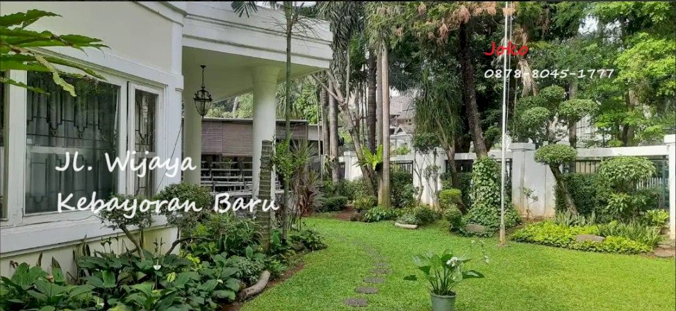 Rumah Mewah Area Elit Jl. Wijaya, Melawai, Kebayoran Baru