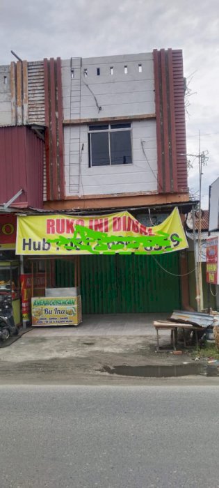 DI JUAL RUKO 750 JUTA JALAN RAJAWALI SAKTI PEKANBARU RIAU