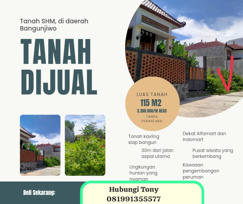 Tanah Kavling siap bangun