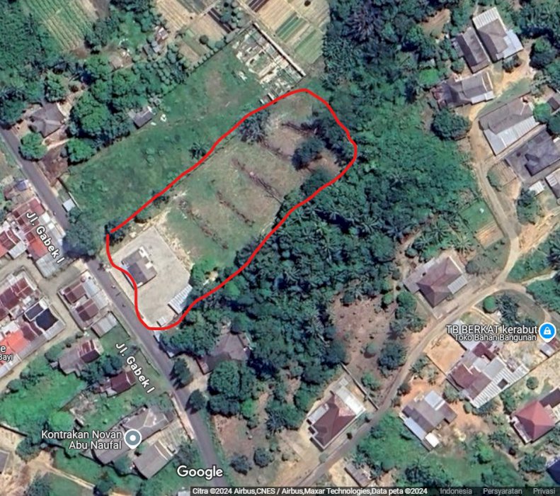 Di Jual cepat Tanah Luas dan Kosong di Pangkal pinang