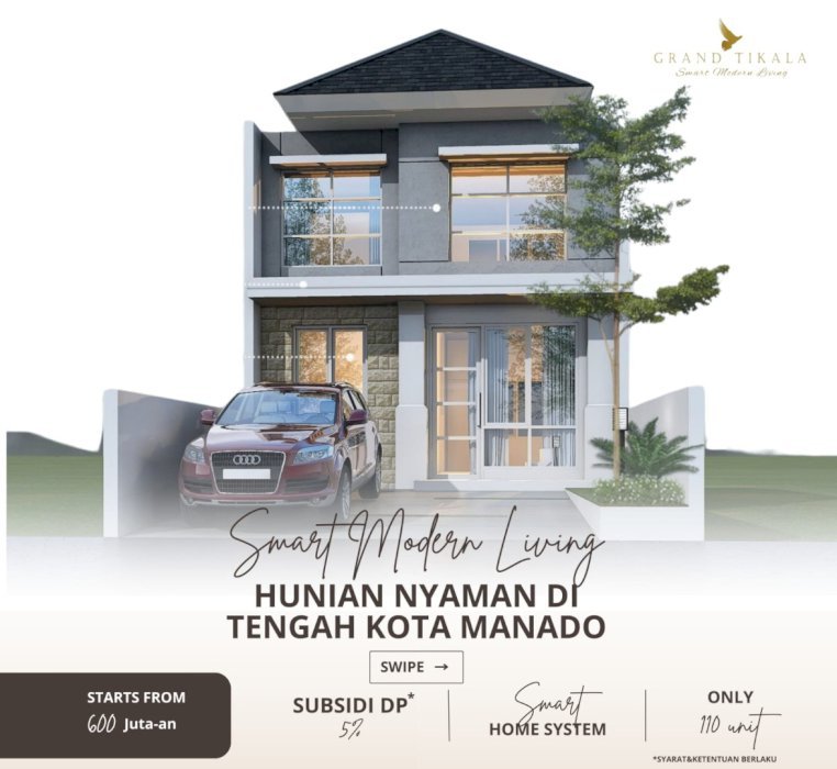 Rumah Hunian Nyaman Di Tengah Kota Manado