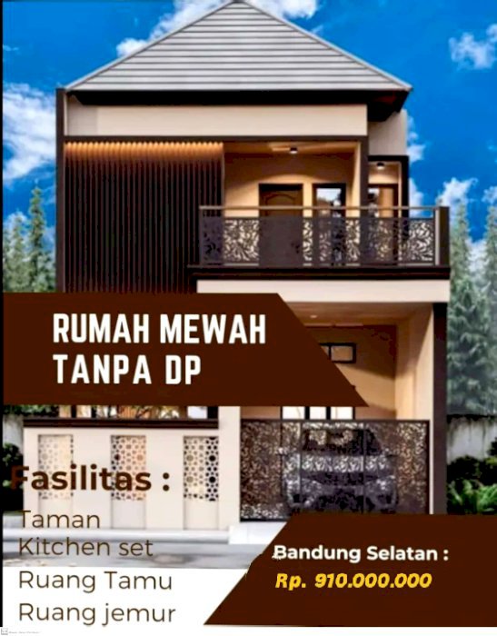 KPR RUMAH TERBARU UNTUK KELUARGA 900JUTAAN 2 LANTAI DI BANDUNG SELATAN