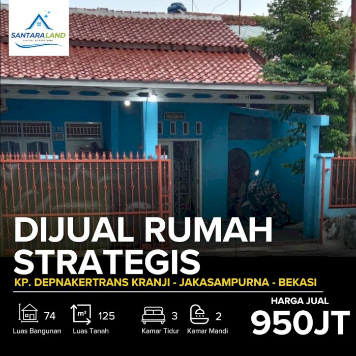 Bismillah Dijual Rumah Strategis di Kranji, Bekasi Barat