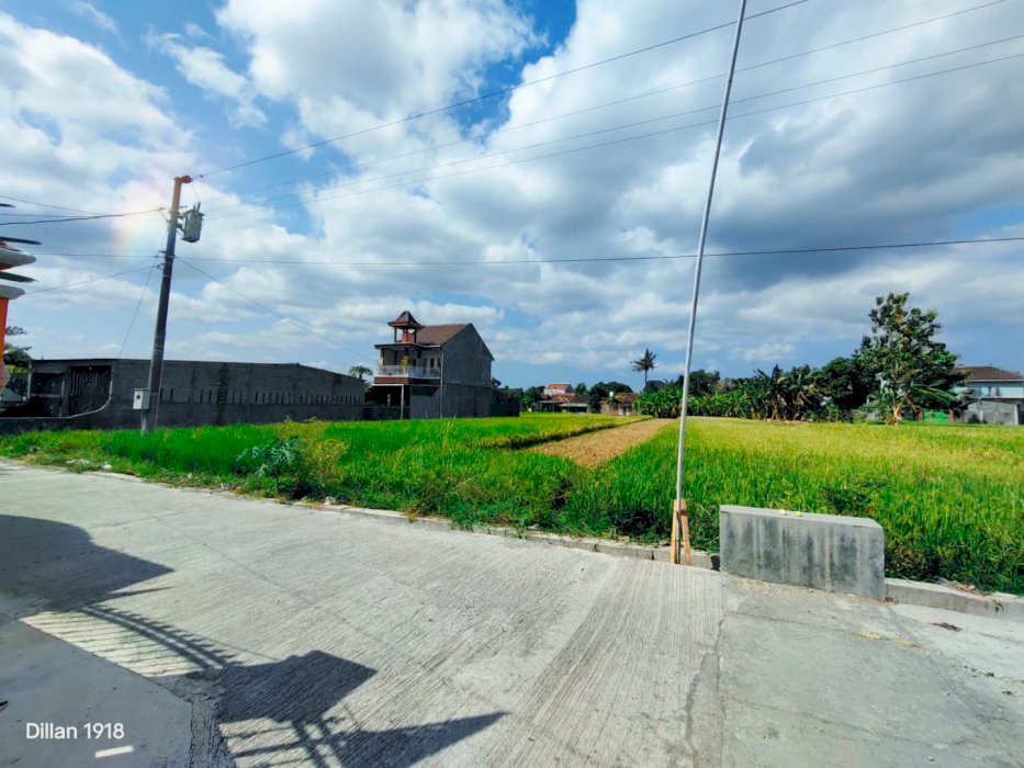 Dijual cepat Tanah sawah barat pasar bantul