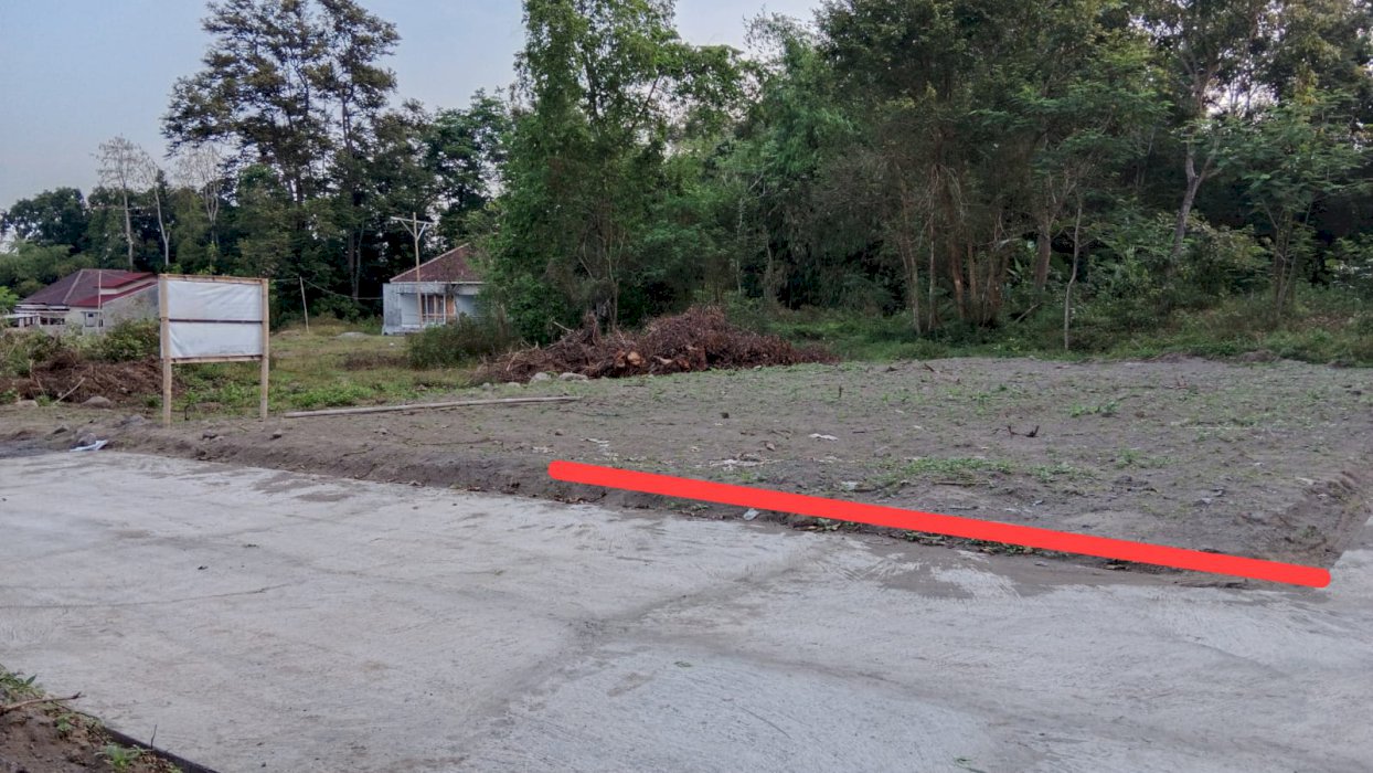 Dijual tanah pekarangan di Widodomartani dalam perkampungan