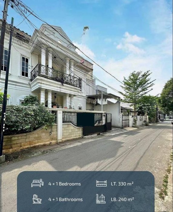 FOR SALE CIPETE MODERN CLASSIC HOUSE Lokasi , Antasari & Fatmawati