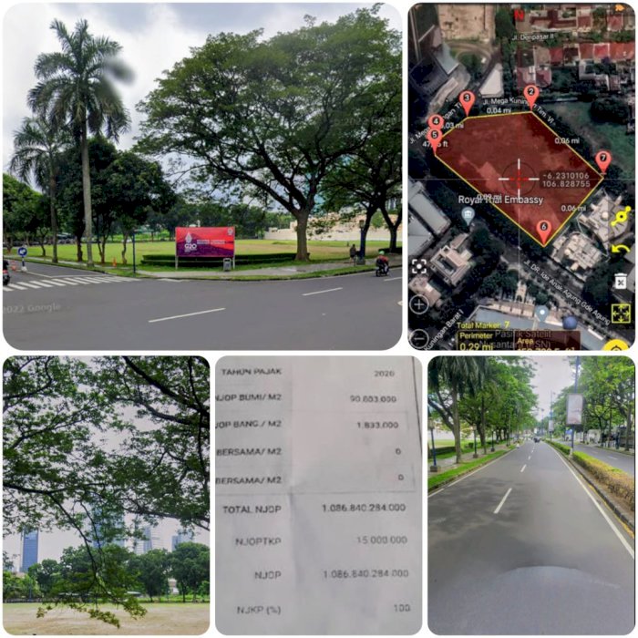 Jual tanah strategis di dalam kawasan bisnis di mega kuningan jaksel