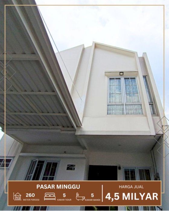 Dijual Nego Keras Rumah Siap Huni di Jakarta Selatan