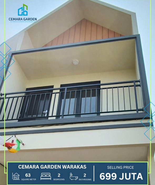 Rumah 2 Lantai Cemara Garden Warakas Di Jakarta Utara