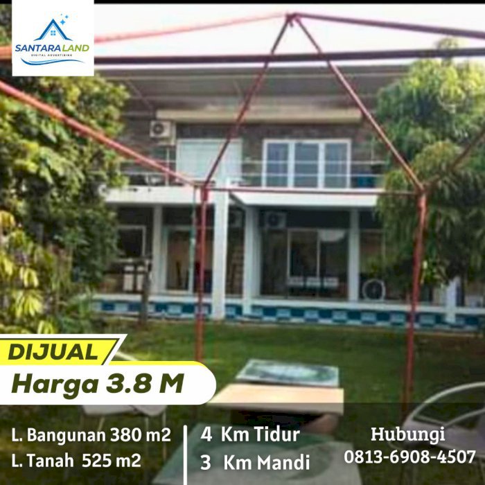 Dijual Rumah Mewah dengan Kolam Renang