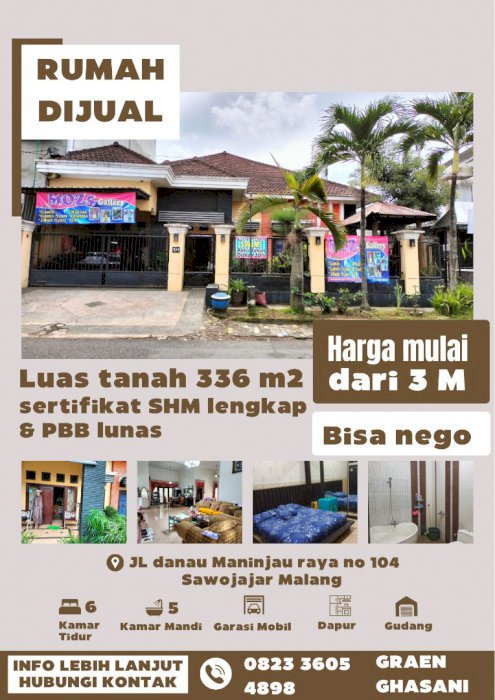 Dijual rumah bisa nego