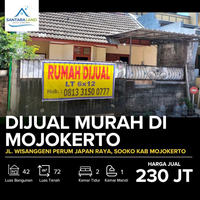 Rumah Dijual Murah di Mojokerto