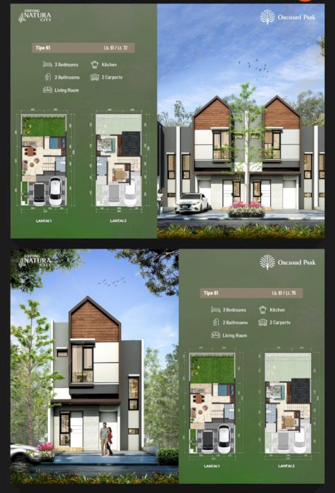 Rumah strategis Serpong Natura city