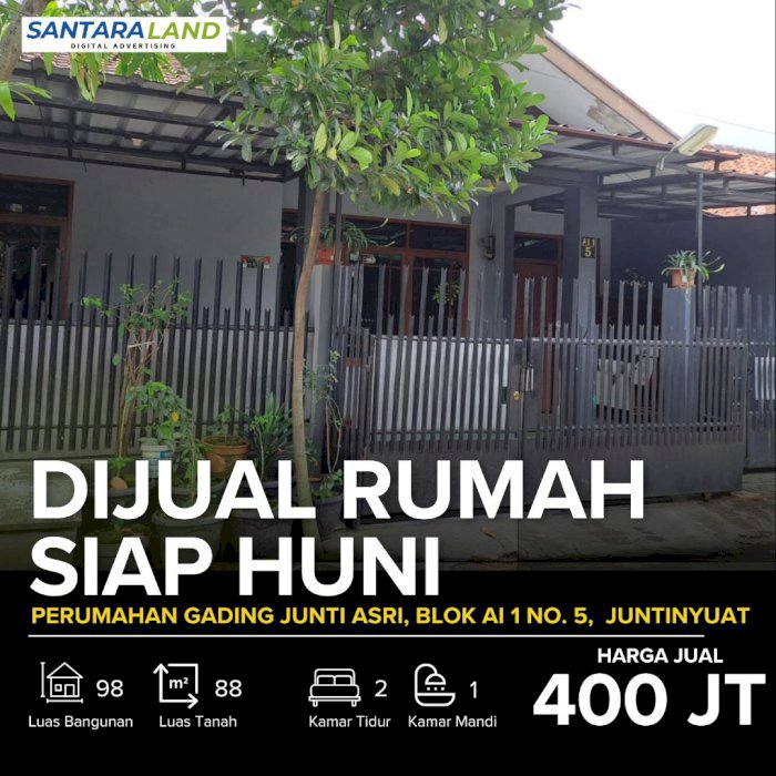 Dijual Rumah di Perumahan Gading Junti Asri, Majalengka
