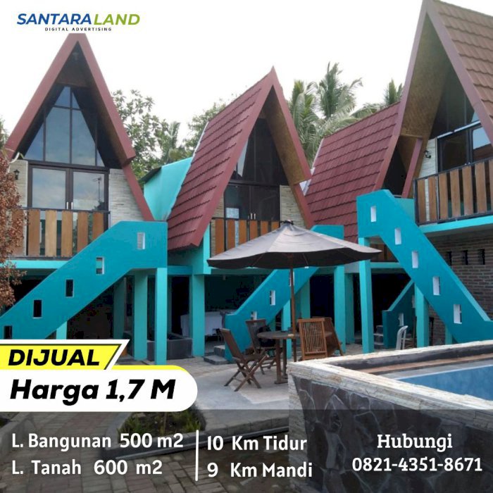 Dijual Rumah/Homestay Plus Isi Kamar (Free Furniture)