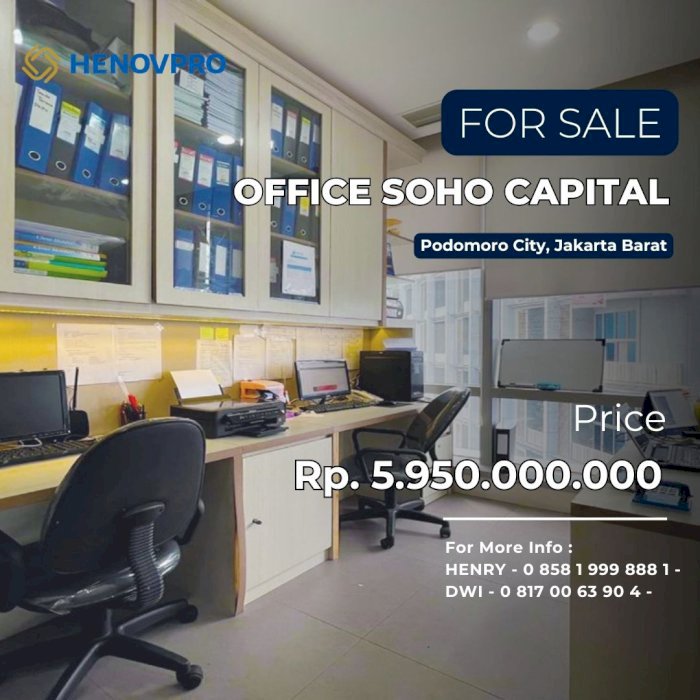  OFFICE SOHO CAPITAL KONDISI TERSEWA JARANG ADA