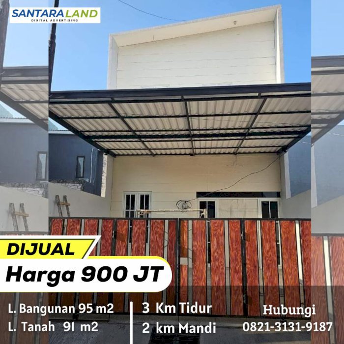 Jual Rumah Baru 2 Lantai di Medokan Sawah Timur, Rungkut, Surabaya