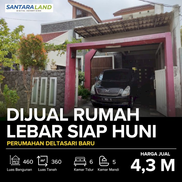 Dijual Rumah Dua Lantai -  Komplek Perumahan Gayungsari Gayungan