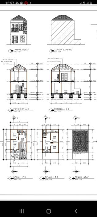 RUMAH BARU LENTENG AGUNG JAKSEL