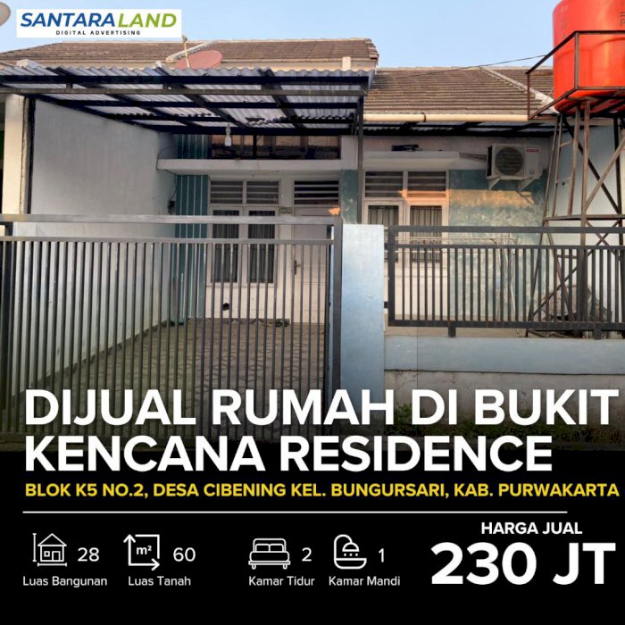 Dijual Rumah di Bukit Kencana Residence