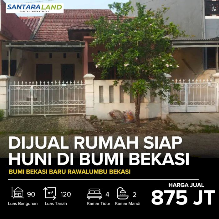 Dijual Rumah Siap Huni di Bumi Bekasi Baru, Rawalumbu Bekasi