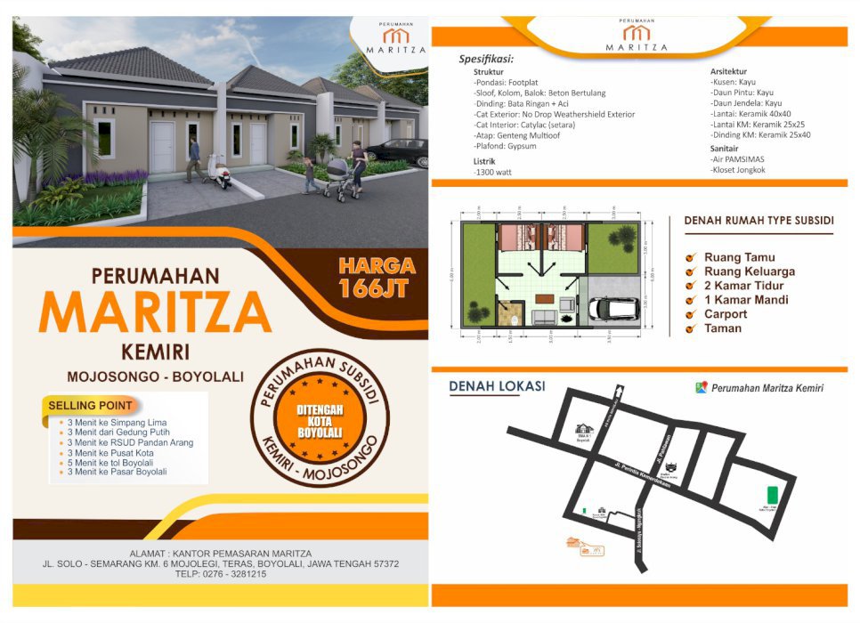 Perumahan Murah Lokasi Strategis Di Kemiri Boyolali