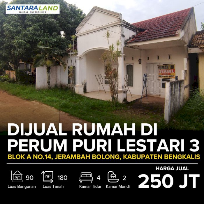 Dijual Rumah Murah di Perumahan Puri Lestari 3
