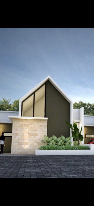 Rumah Modern Scandinavian 36/65 di Kaling, Karanganyar