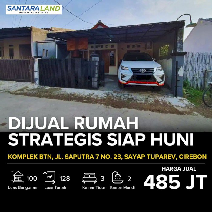 Dijual Rumah Strategis SHM di Pusat Kota Cirebon