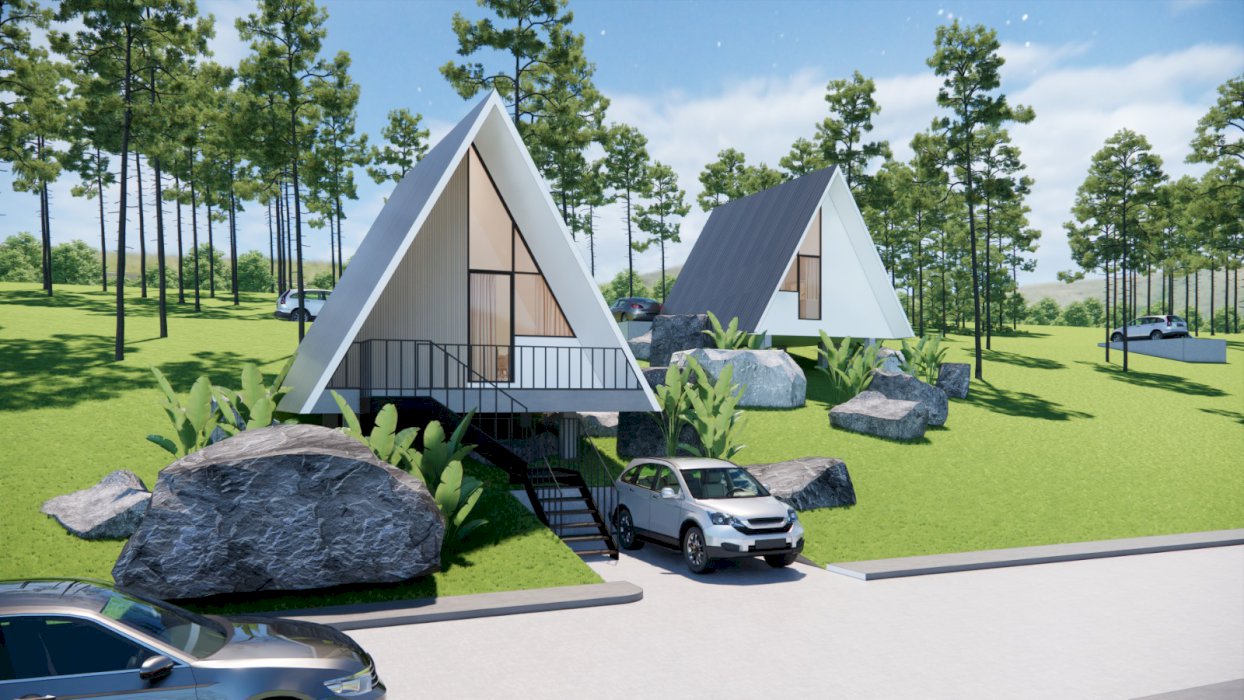 Dijual Villa Rumah ideal type Gold lokasi Strategis Di Ciwidey Bandung