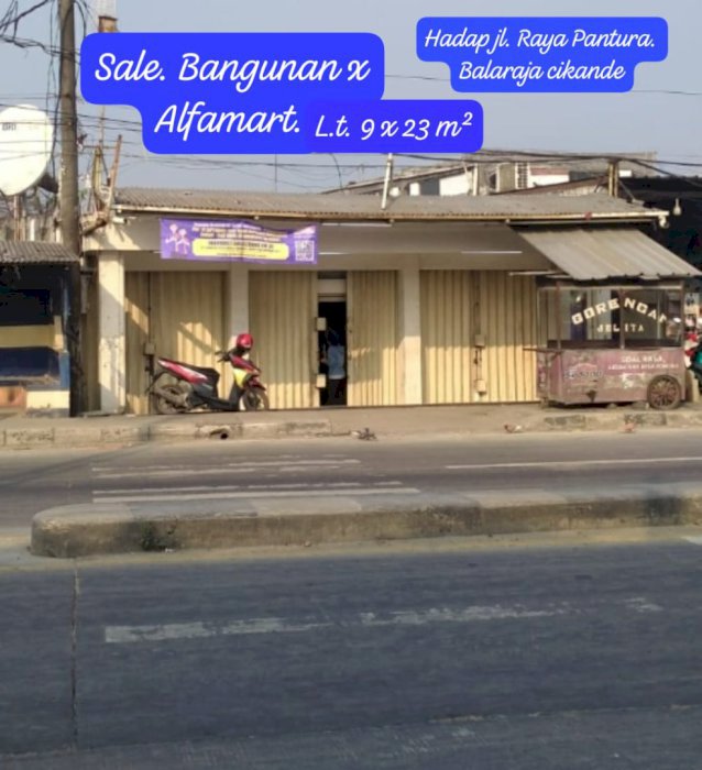 Kior atau ruko hadap jalan raya pantura balaraja  tangerang