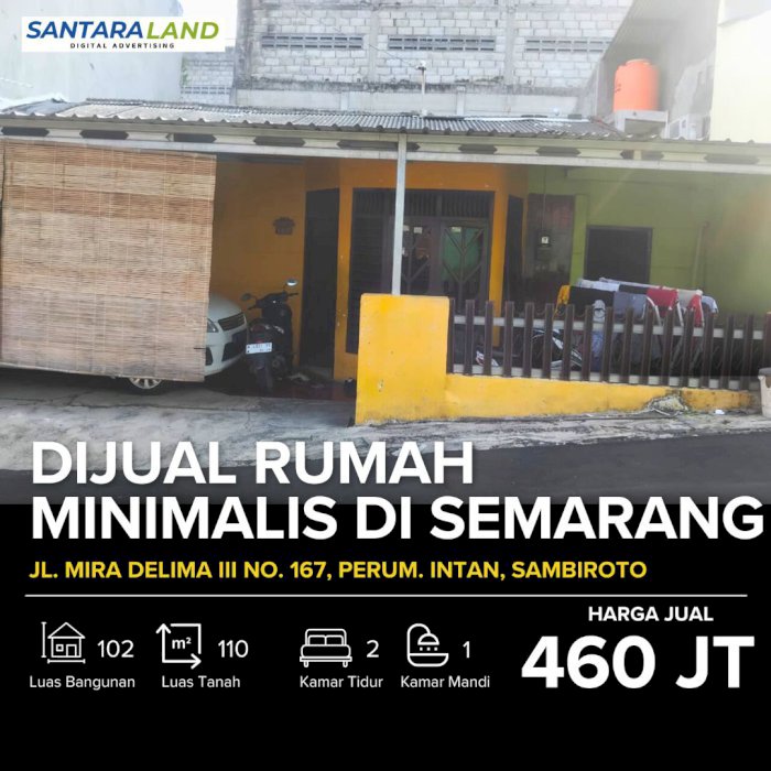 Dijual Rumah Minimalis di Semarang