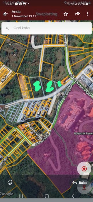 Lahan  premium  untuk hotel atau komplek villa