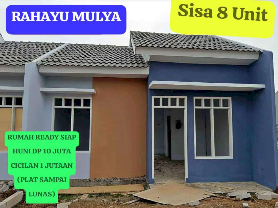 RUMAH SUBSIDI READY STOK SIAP HUNI SISA 8 UNIT