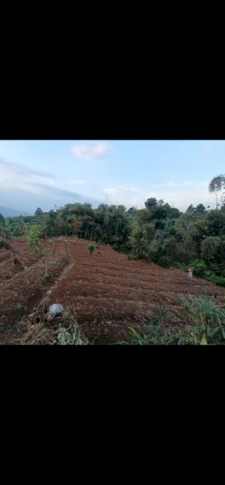 Tanah luas dengan view ysng indah