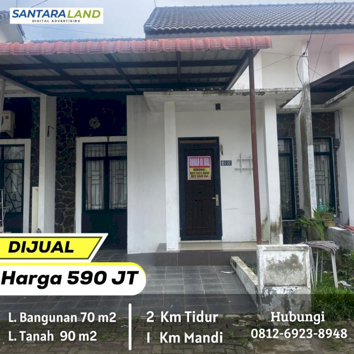 Dijual Rumah 1 Lantai, Lingkungan Asri dan Nyaman di Medan Polonia