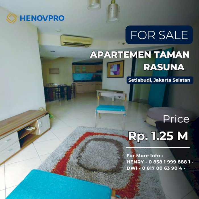 Taman Rasuna Unit 2+1BR Epic View TURUN HARGA