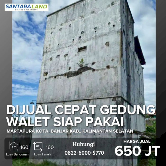 DIJUAL CEPAT GEDUNG WALET SIAP PAKAI