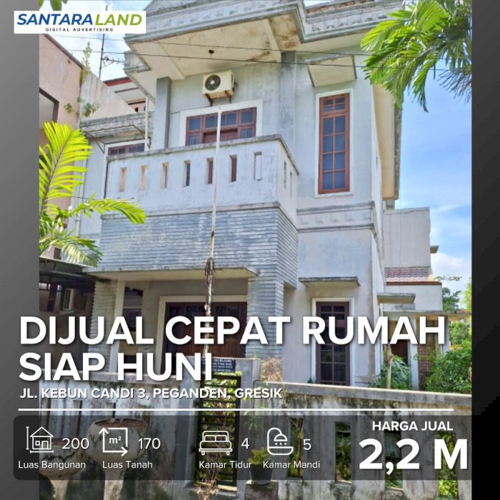 Dijual Cepat Rumah Tinggal Strategis di Medan Timur