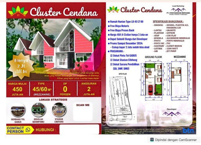 Rumah Minimalis Modern Lokasi Strategis Di Cibitung Bekasi