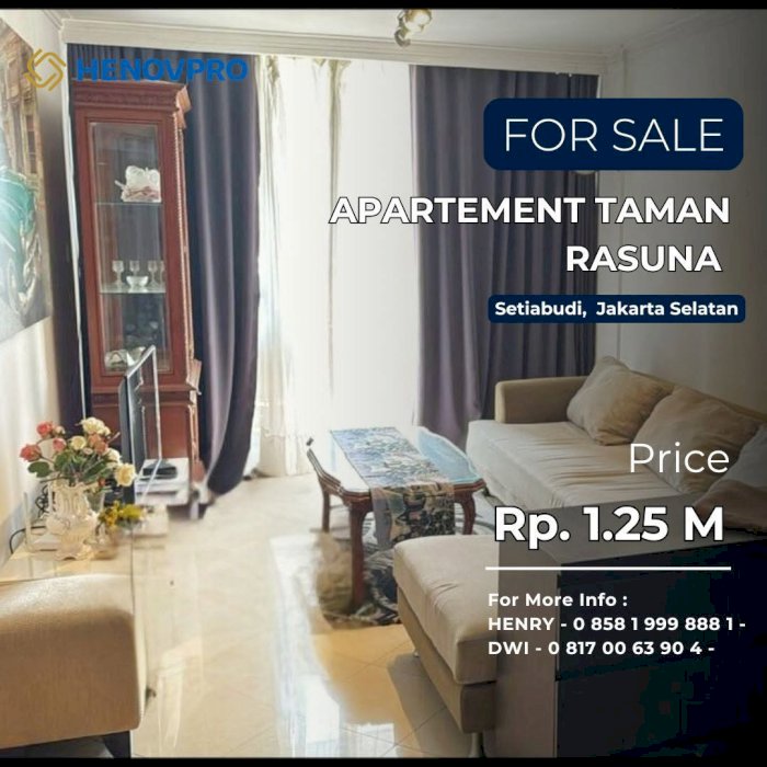 TURUN HARGA Taman Rasuna Unit 2+1BR Epicenteum Sdh Renov