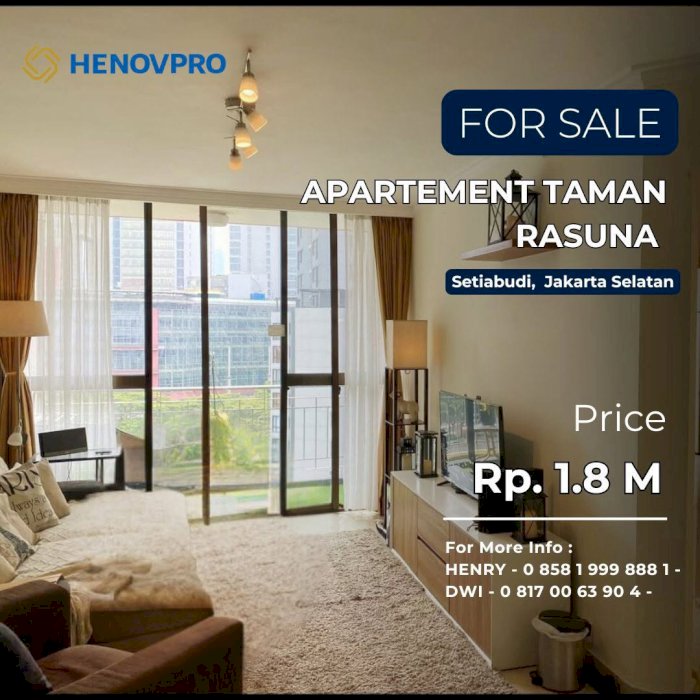 Taman Rasuna Unit 3+1BR Epic View Epicentrum Sdh Renov