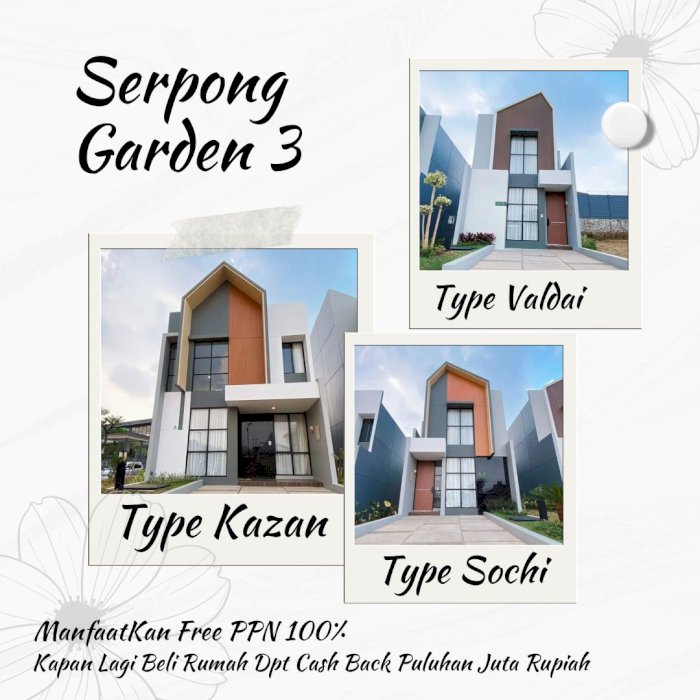 Rumah strategis bernunsa indah di bsd